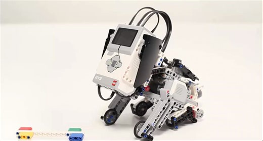 拼搭乐高EV3，忠诚机器狗，附带搭建图和程序 #萌新UP主夏令营#