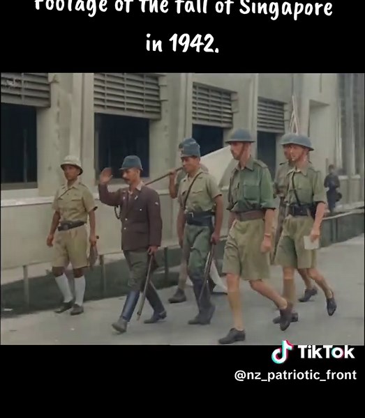 British Lieutenant General Arthur Percival surrendered approximately 85,000–90,000 Allied troops to Japanese General Tomoyuki Yamashita. The disaster shattered Britain's perceived military dominance in Asia #footage #ww2 #historical #britishempire #singapore