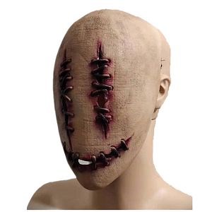 [Hot Item] Smile Grimace Half Face Mask, Halloween Sack Ghost Mask