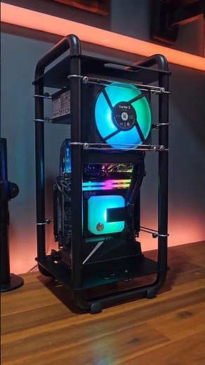 AD - new open frame PC case from Streacom. the DA6 XL #streacom #miniitx #itxcase #minipc