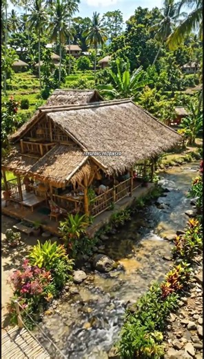 Stress Relief Nature Video 🌴 Filipino Province Tambayan Ambience.. #probinsya #simplelife #nature