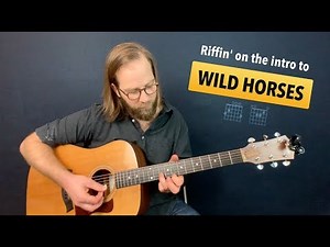 Adding fills to the intro of "Wild Horses"