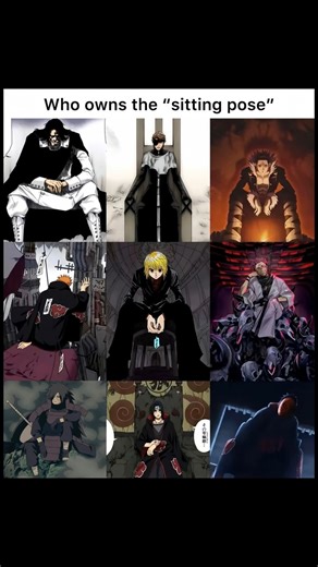 Who has the best sitting iconic pose???