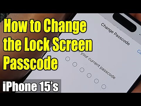 iPhone 15/15 Pro Max: How to Change the Lock Screen Passcode