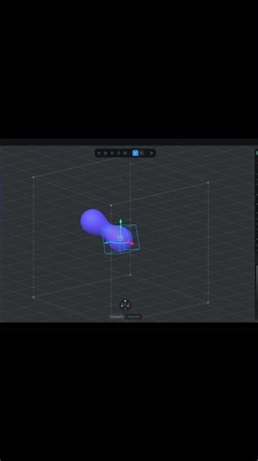 3D intraction mouse follow #spline #3ddesign #3danimation