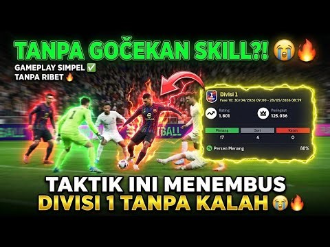 CRAZY!! DIVISION 1 WITHOUT ANY STYLES 😭 Just Use This Tactic to Automatically Win eFootball 2026