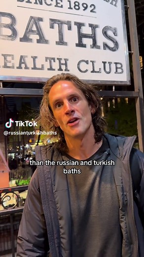 5 different saunas and steam Rooms to choose from, 40° cold pool at the legendary Russian Turkish Baths 268 East 10th Street New York New York. A, cleansing, therapeutic, healing institution Since 1892. Older than the Empire State building. Literally a piece of New York history. Massage/ Dead Sea mud/ salt treatments soap scrubs. Signature Platza treatment done on the hot sauna. Russian Restaurant with homemade delicacies & roof deck sanctuary. We specialize in the art of banya where you sit in