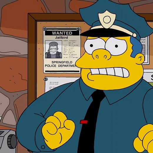 Chief Wiggum said "not today, Satan." 😈: fox.tv/thesimpsonsfb_3307 | The Simpsons