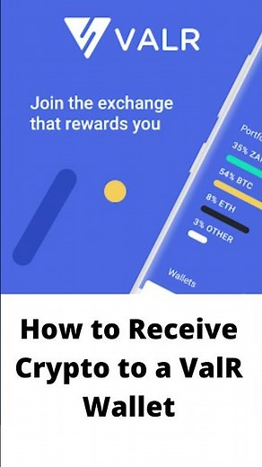 How to Receive Crypto to a ValR Wallet