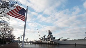 Video: Battleship New Jersey prepares to leave Camden