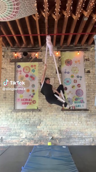 Mastering the Old Favorite Sling Trick in Aerial Dance