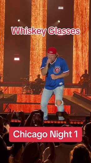 Morgan Wallen Live Performance of 'Whiskey Glasses' in Chicago