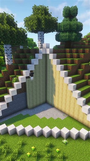 Minecraft Triangular House🏠 #minecraft