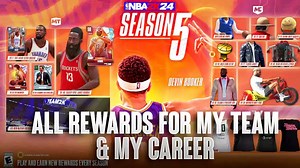 NBA 2K24 Season 5 Rewards For MyTEAM & MyCAREER