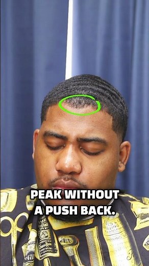 Lining Up a Widow’s Peak without a Pushback 🙅🏽‍♂️💈