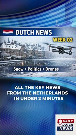 All the key news from the Netherlands under 2 minutes #DutchNews #Netherlands