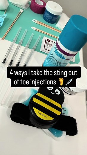 Making Toe Injections Comfortable: A Patient-Centric Approach