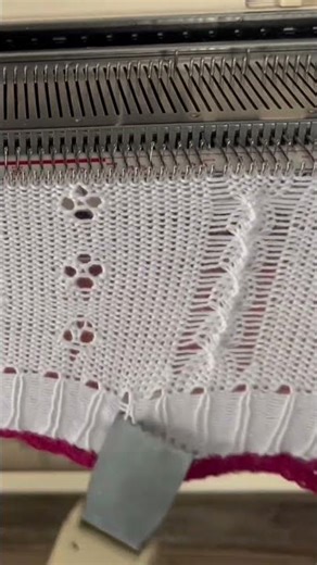 A knit machine??! #knittingmachine #knit #crochet #yarn #knitting #tutorial #sewing