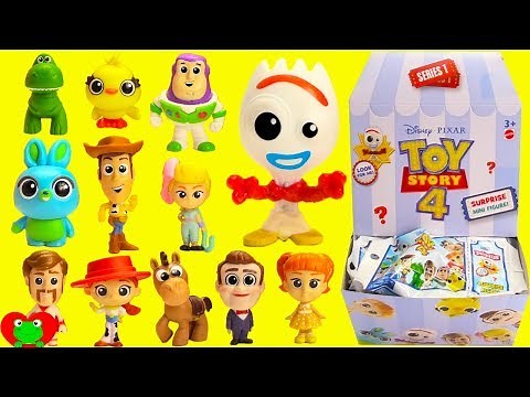 Opening Toy Story 4 Movie Mini Figures Forky, Bunny and Ducky, Buzz Lightyear