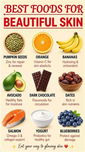 Eat These 9 Foods if You Want Glass Skin — #4 Surprised Me 🍫