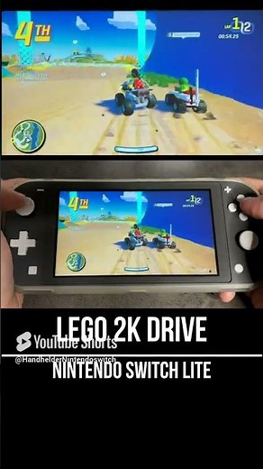 LEGO 2K Drive Nintendo Switch Lite Gameplay