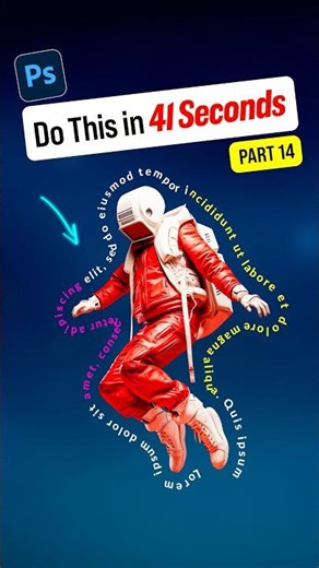 Text on a Path in Photoshop 2025 – Easy Trick #photoshop