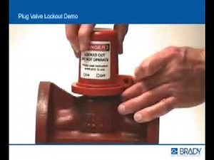 Brady's Plug Valve Lockout Installation Demo