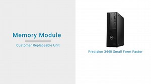 How to remove and install the memory module on Precision 3440 Small Form Factor