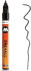 MOLOTOW ONE4ALL Acrylic Paint Marker Set, 6 Basic Colors #2, 4mm (200.454)