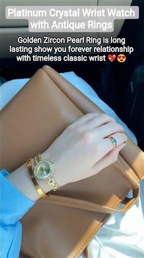 Wrists bracelets watch dainty White crystal #subscribeyourview