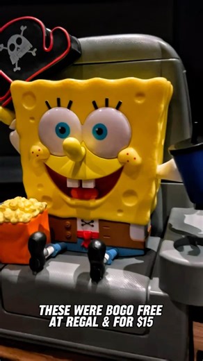 Get a SpongeBob bucket for $15 & another free at Regal! #spongebobmovie
