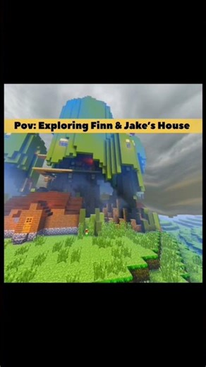 POV: Exploring Finn & Jake’s house #Minecraft#MinecraftShorts#POV #FinnAndJake#AdventureTime