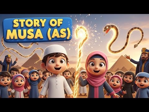 "Amazing Prophet Musa (AS) Miracle Story | Kids Islamic Tale | Islamic Times"