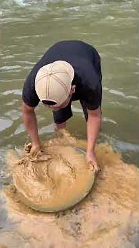 found a lot of gold while panning