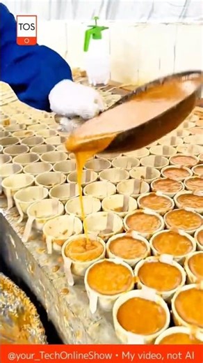 TRADITIONAL SUGAR handmade brown sugar pouring 🍯🔥😮#shorts #crafts #skills #satisfying #foodprocess