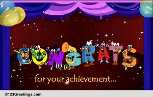 Graduation Congratulations.