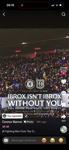 Scottish TikTok: Sevco Fans and Rebel Songs