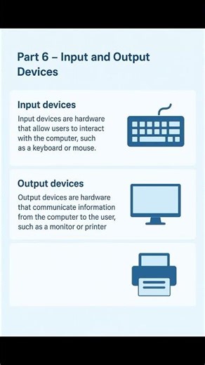 Input vs Output Devices 💻 | સરળ સમજણમાં Computer Basics