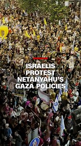 CNN's Matthew Chance is in Tel Aviv, where thousands of protesters are gathering to call on the Israeli government to end the war in Gaza. | CNN