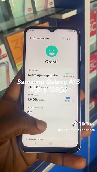 Open box Samsung galaxy A13 4gb || 128gb