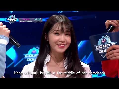 [M!Countdown] 170413 Ep. 519 Eunji Interview with MC Key and Jungshin | KeyJi