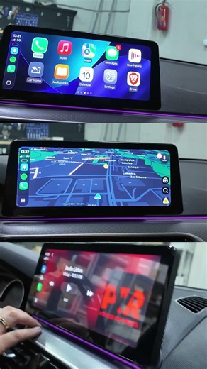 BMW G30 gets new carplay android auto touch screen