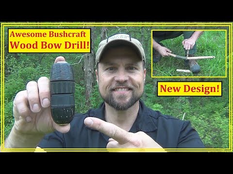 Awesome New Bushcraft Bow Drill For Wood!
