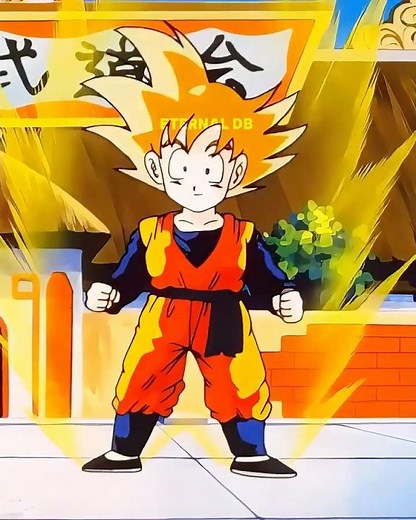 Goku Finds Out Goten Is A Super Saiyan! | Dragon Ball Z #shorts