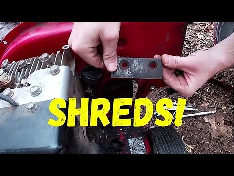 MTD 5 HP Chipper / Shredder Sharpened Blades Review