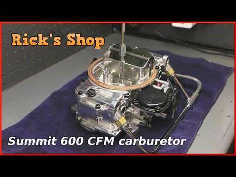 Summit M2008 600 CFM carburetor teardown and inspection. Disassembly and tuning hints-Rick's Shop