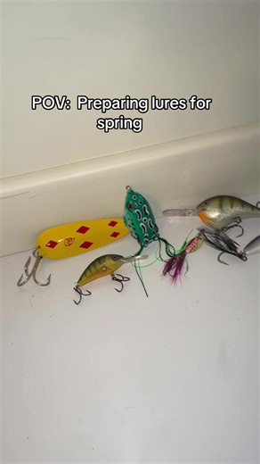 Preparing Fishing Lures for Spring Season