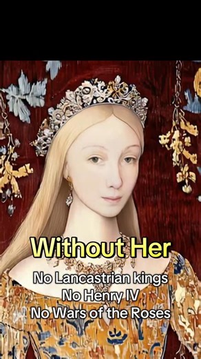 Girl History on Instagram: "Blanche of Lancaster was born in 1342, the sole heiress of one of the richest families in England. In a world where women were rarely allowed visible power, her inheritance was power — land, titles, and wealth on a scale that could shift the balance of a kingdom. When she married John of Gaunt, third son of King Edward III, the Lancaster fortune passed through her. Through Blanche, John became the richest man in England, and the House of Lancaster became powerful enou