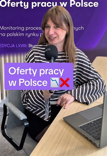 📉 🤷🏻‍♀️ Czy naprawdę jest mało ofert pracy? Zamiast opierać się na opiniach - sprawdźmy dane! 📊 Przeanalizowaliśmy najnowszy raport dotyczący rynku pracy w Polsce, a wnioski mogą Was zaskoczyć! 🎯 Chcecie wiedzieć: 🔎 ile obecnie jest ofert pracy? 🔎 w których branżach rekrutacja rośnie? 🔎 gdzie widać największe spadki? 📌 Sprawdźcie szczegóły w raporcie o rynku pracy w Polsce (🔗 link w bio).