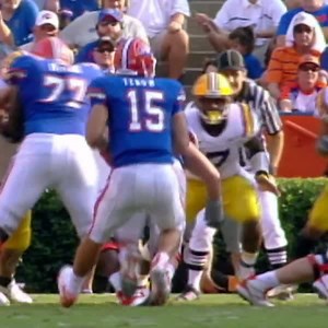 Never forget when Tim Tebow pulled out the infamous jump pass against LSU 😳 The No. 7 Florida Gators Football head to Death Valley this weekend for an undefeated matchup with No. 5 LSU Football. | College Football on ESPN
